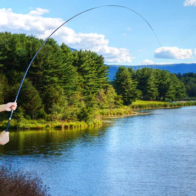 Goture Telescopic Tenkara Fishing Rod Collapsible Crappie Rods 1 Piece Portable Hand Fishing Poles Carbon Fiber Telescoping Stream Ultralight Inshore Carp Bamboo Pole Bass Trout 12 15 18 20 21 24Ft - Image 3